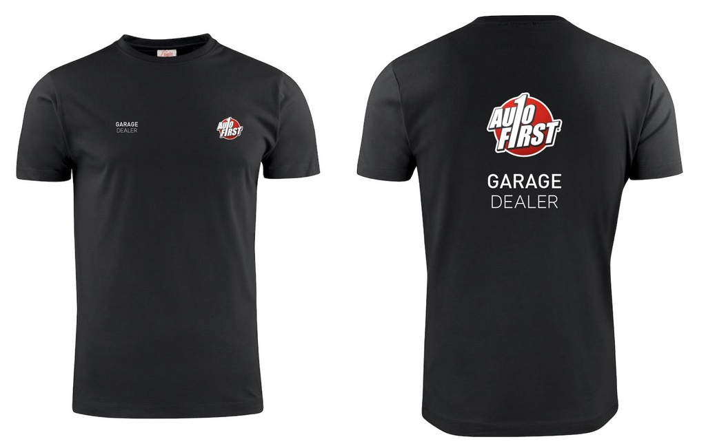 werk T-shirt MET NAAM GARAGE
