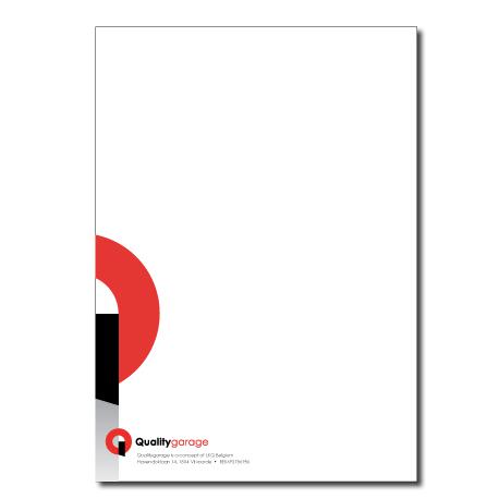 Stationery A4 with name garage