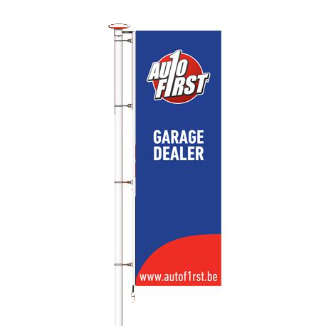Banniervlag 400x150cm avec garage