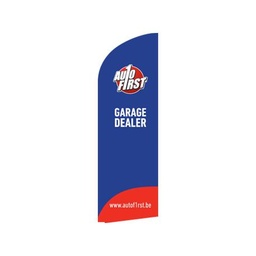 Beach flag 290cm with name garage